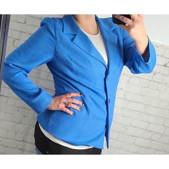 Vintage Light Blue Nino Wong California Blazer - Picture 3 of 15